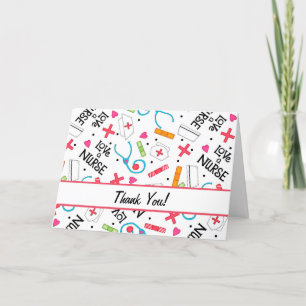 Liefde een verpleegster bedankt Medical Art White