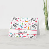 Liefde een verpleegster bedankt Medical Art White (Voorkant)