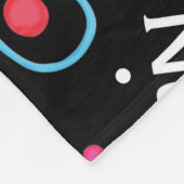 Liefde een zwarte Nurse Art-naam op maat Fleece Deken (Hoek)