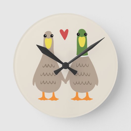 Liefde Eenden Ronde Klok (Voorkant)
