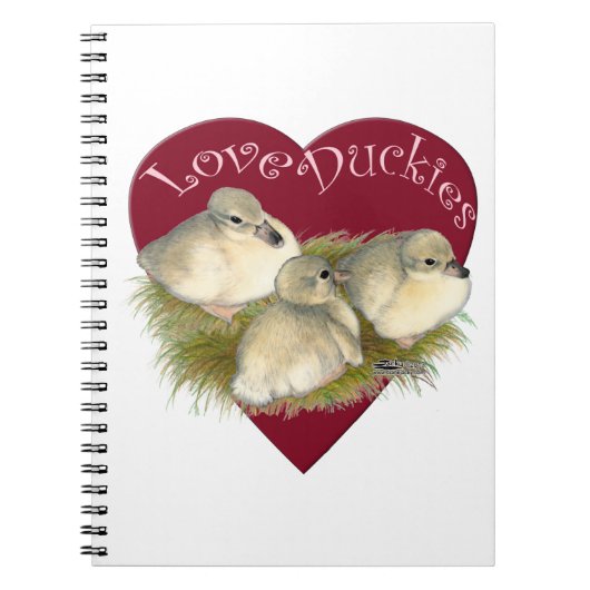 Liefde Eendjes Notitieboek (Voorkant)
