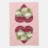 Liefde Eendjes Theedoek (Verticaal)
