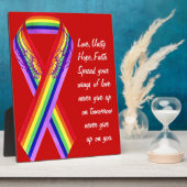 Liefde, eenheid en vrede_ fotoplaat (Zijkant)