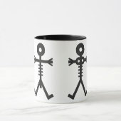 Liefde Eeuwige Skeletten Icon 2007 Art Mok (Midden)