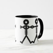 Liefde Eeuwige Skeletten Icon 2007 Art Mok (Voorkant rechts)