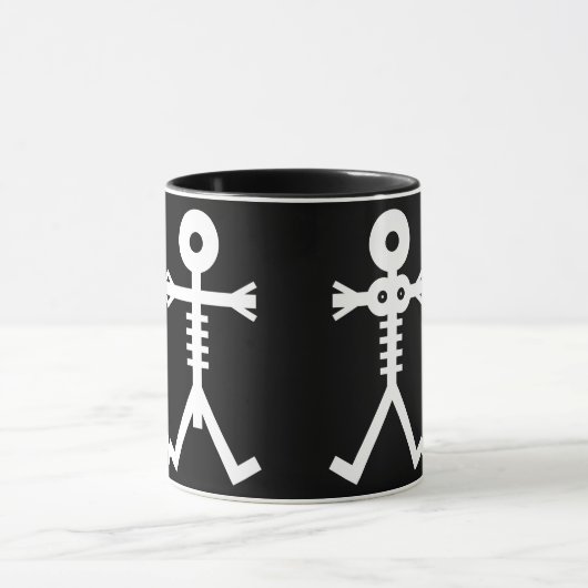 Liefde Eeuwige Skeletten Icon 2007 Art Mok (Midden)