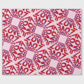Liefde-effect 3D-typografie op elegant Cadeaupapier (Vlak)