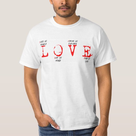 Liefde, effect t-shirt (Voorkant)