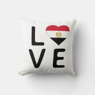 Liefde - Egyptische vlag Sierkussen