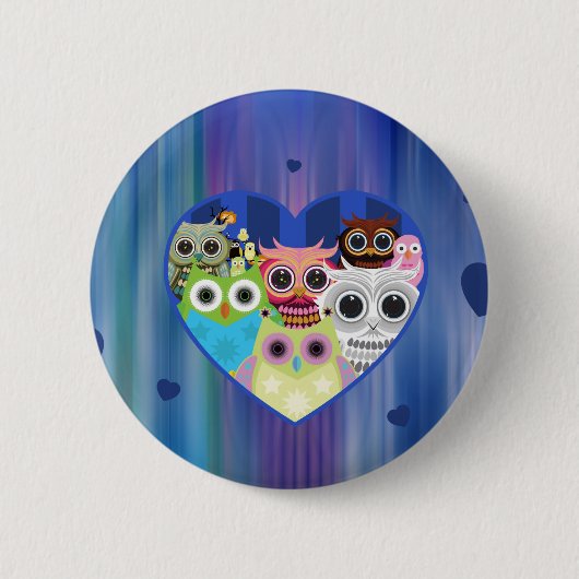 Liefde Eigenaars Ronde Button 5,7 Cm (Voorkant)
