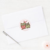 Liefde Eigenaars Ronde Sticker (Envelop)
