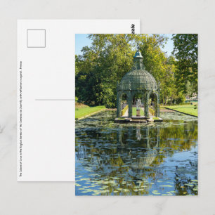 Liefde-eiland in de Chateau de Chantilly Briefkaart