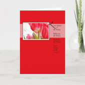 Liefde eindigt nooit kaart (Voorkant)