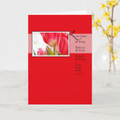 Liefde eindigt nooit kaart (Gele Bloem)