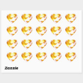 Liefde Electric Roos.jpg Hart Sticker (Vel)