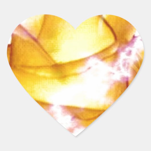 Liefde Electric Roos.jpg Hart Sticker (Voorkant)
