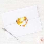 Liefde Electric Roos.jpg Hart Sticker (Envelop)