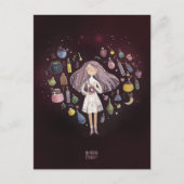 Liefde elixir Valentijnsdag Feestdagenkaart (Voorkant)