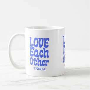 Liefde Elkaar Mokken Christelijke Mok Bijbelvers M