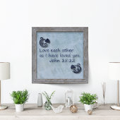 Liefde elke andere Bijbelversie Poster