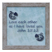 Liefde elke andere Bijbelversie Poster (Voorkant)