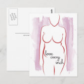 Liefde elke inktBriefkaart Briefkaart (Voorkant / Achterkant)