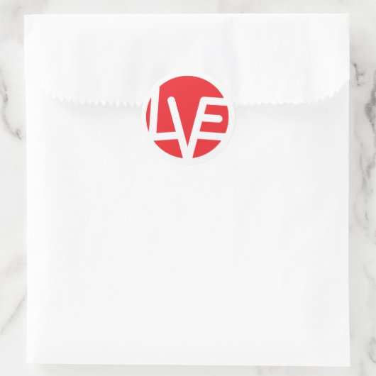 Liefde Embleem stickers (Tas)