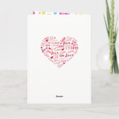 liefde emoji kaart (Achterkant)