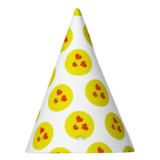 Liefde Emoji Verjaardagsfeestje Feesthoedjes (Rechts)