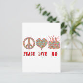 Liefde en 30 briefkaart (Staand voorkant)