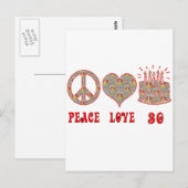 Liefde en 30 briefkaart (Voorkant / Achterkant)