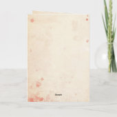 Liefde en avontuur paar silhouet kaart (Achterkant)