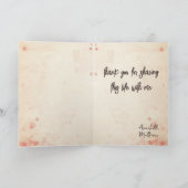 Liefde en avontuur paar silhouet kaart (Binnen)