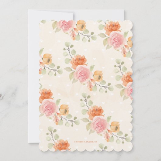 Liefde- en Basketball-wedstrijduitingen Kaart (Achterkant)