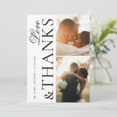 Liefde en Bedankt 2 Moderne foto's Elegante bruilo (Staand voorkant)