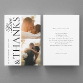 Liefde en Bedankt 2 Moderne foto's Elegante bruilo