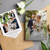 Liefde en bedankt 6 fotocollage bruiloft