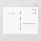 Liefde en Bedankt Afstuderen Fotocollage Briefkaart (Achterkant)