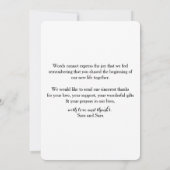 Liefde en Bedankt | Bindende typografie | (Achterkant)