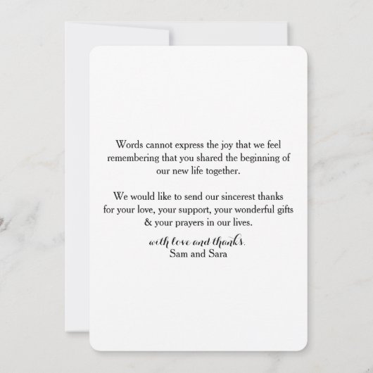 Liefde en Bedankt | Bindende typografie | (Achterkant)