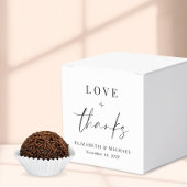 Liefde en Bedankt Bruiloft gunst dozen Bedankdoosjes