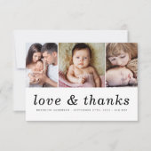 Liefde en Bedankt | Drie nieuwe baby's (Voorkant)