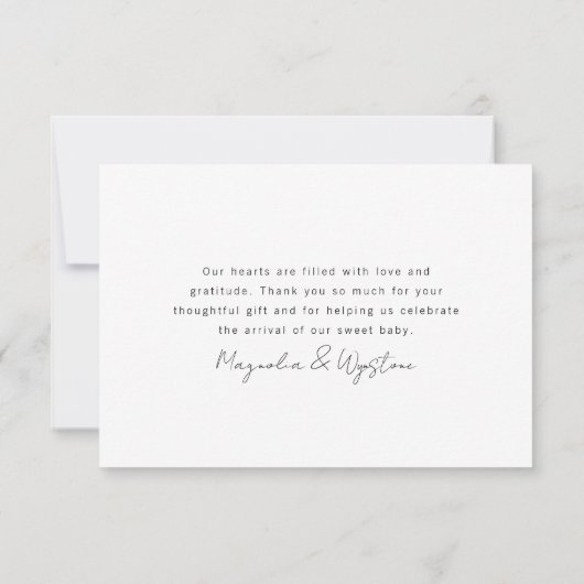 Liefde en Bedankt | Drie nieuwe baby's (Achterkant)