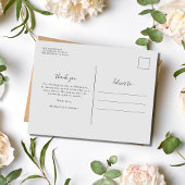 Liefde en Bedankt Foto bruiloft Dank jullie Briefk Briefkaart