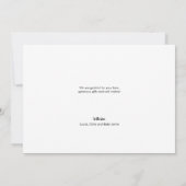 Liefde en Bedankt Foto Collage Baby shower (Achterkant)