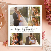 Liefde en Bedankt Foto Collage Wedding Hartelijk d