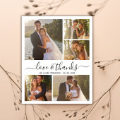 Liefde en Bedankt Foto Collage Wedding Hartelijk d