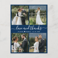 Liefde en Bedankt Foto Collage Wedding Hartelijk d