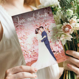 Liefde en bedankt Foto Weddenschap Hartelijk dank 