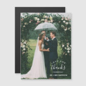 Liefde en Bedankt Foto Weddenschap Hartelijk dank (Voorkant / Achterkant)